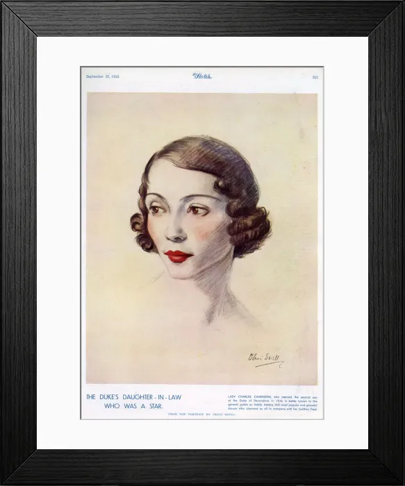 Framed Print : The Dukes Daughter-in-Law Who Was a Star