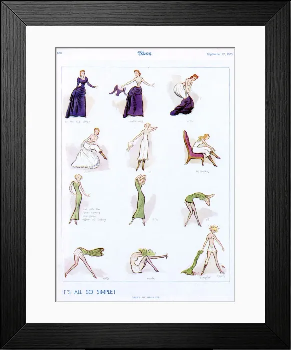 Framed Print : Cartoon, Its All So Simple! by Ghilchick Framed Print : Cartoon, Its All So Simple! by Ghilchick
