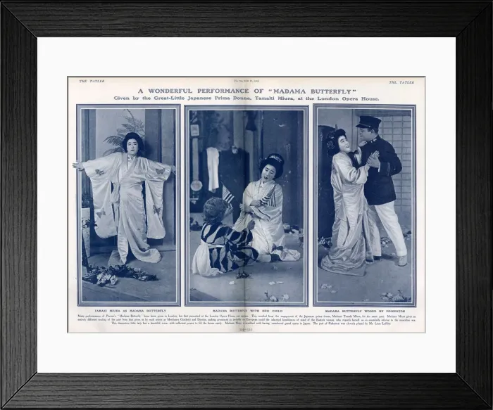 Framed Print : A Wonderful Performance of Madama Butterfly Framed Print : A Wonderful Performance of Madama Butterfly