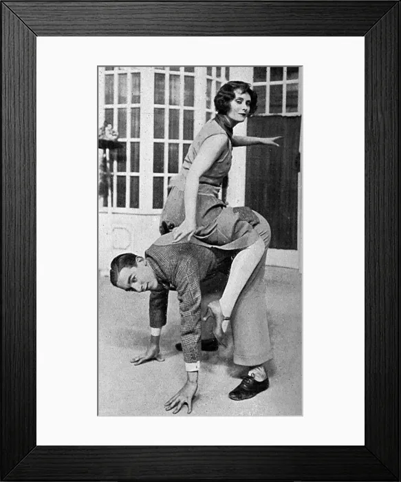 Framed Print : Claude Hulbert and Vera Lennox in Tell Me More Framed Print : Claude Hulbert and Vera Lennox in Tell Me More