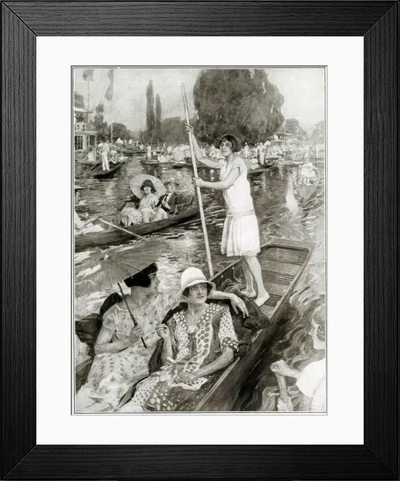Framed Print : Henley - Between the Races 1926 Framed Print : Henley - Between the Races 1926