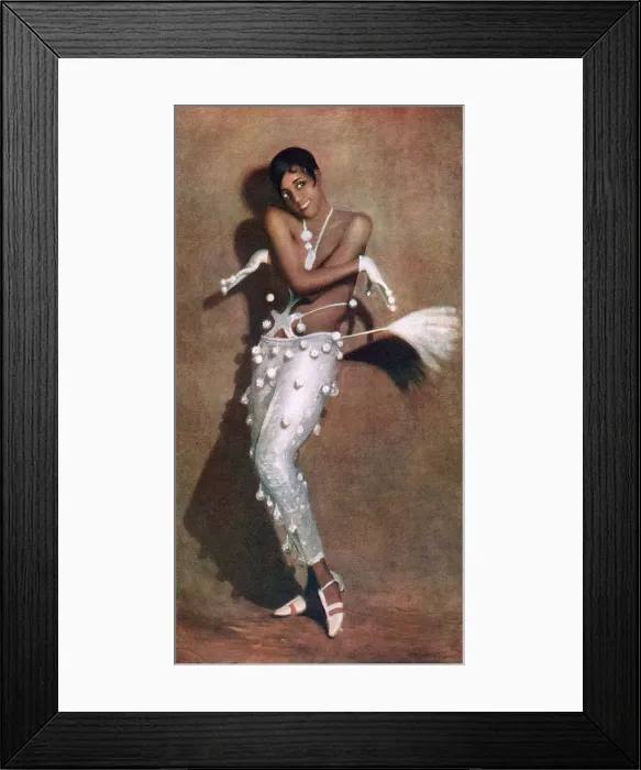 Framed Print : Sketch cover - Josephine Baker