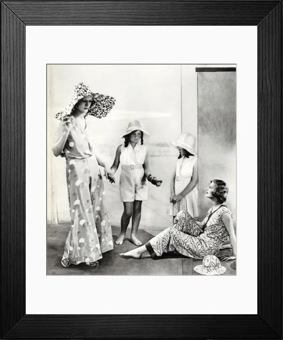 Framed Print : Beach pyjamas, 1931 Framed Print : Beach pyjamas, 1931