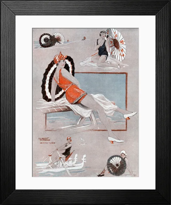 Framed Print : The Joys of the Lido