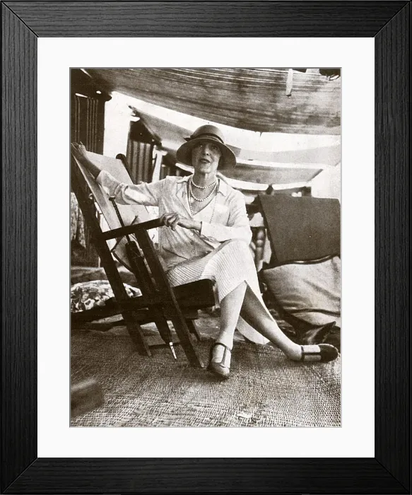 Framed Print : Mrs Cole Porter at the Venice Lido Framed Print : Mrs Cole Porter at the Venice Lido