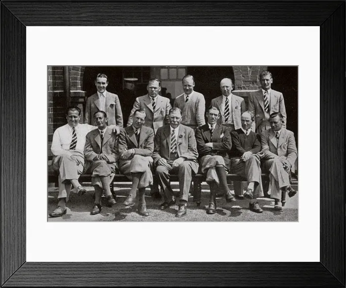Framed Print : Scottish golf team after the Professional International 1936 Framed Print : Scottish golf team after the Professional International 1936