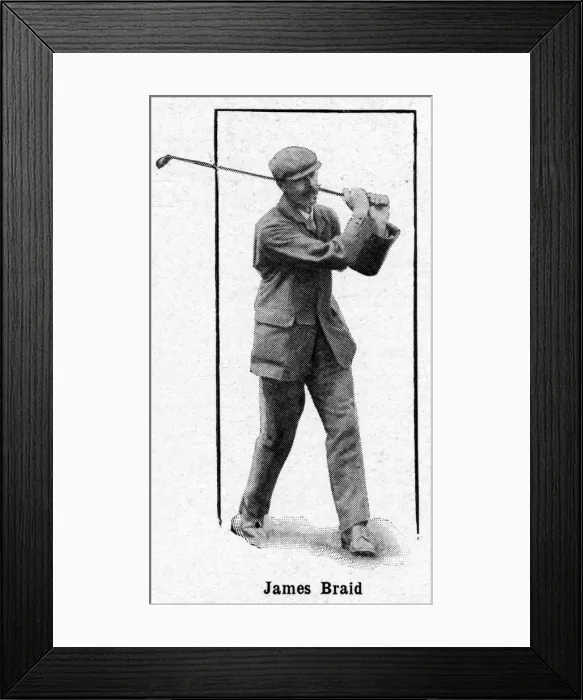 Framed Print : Golfer James Braid Framed Print : Golfer James Braid