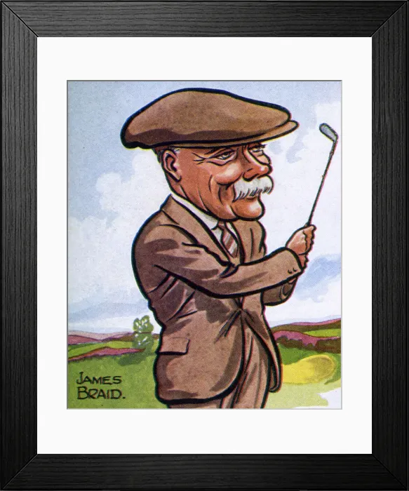 Framed Print : Golf Clubs and Golfers - No III, Walton Heath - James Braid Framed Print : Golf Clubs and Golfers - No III, Walton Heath - James Braid