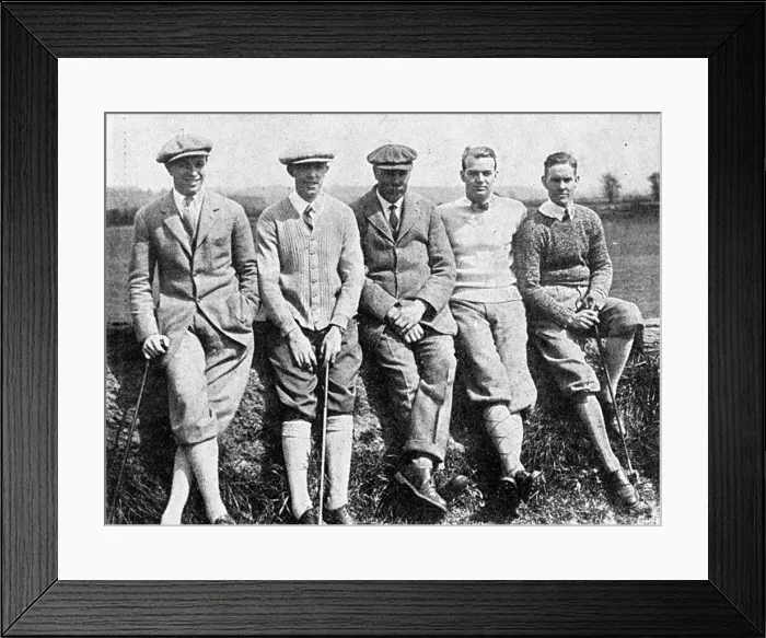 Framed Print : Five of the best - visiting golfers Framed Print : Five of the best - visiting golfers