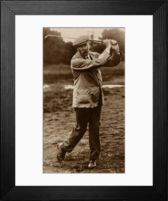Framed Print : James Braid - a most typical picture