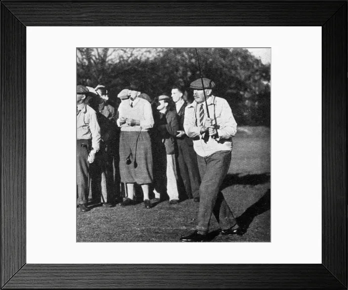 Framed Print : Golfer James Braid at Totteridge Framed Print : Golfer James Braid at Totteridge