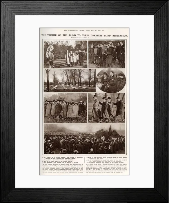 Framed Print : The funeral of Sir Arthur Pearson, 1921 Framed Print : The funeral of Sir Arthur Pearson, 1921
