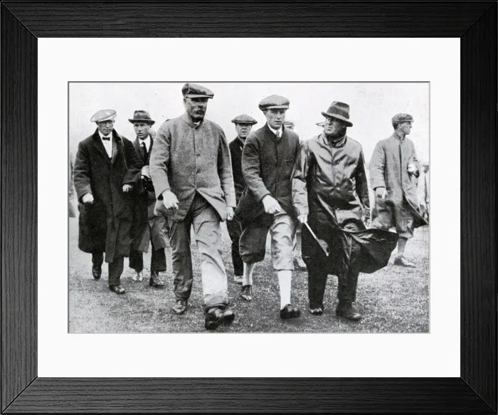 Framed Print : James Braid walks to the 10th green at the Open Championship Framed Print : James Braid walks to the 10th green at the Open Championship
