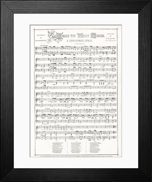 Framed Print : Illustrated London News Christmas supplement 1848 Framed Print : Illustrated London News Christmas supplement 1848