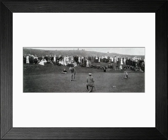 Framed Print : James Braid putting at Dornoch Framed Print : James Braid putting at Dornoch