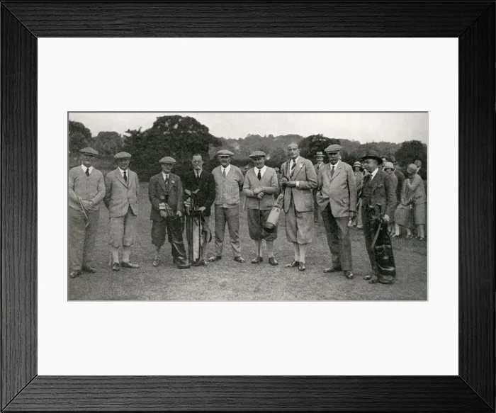 Framed Print : James Braid at Rowland Joness benefit match Framed Print : James Braid at Rowland Joness benefit match