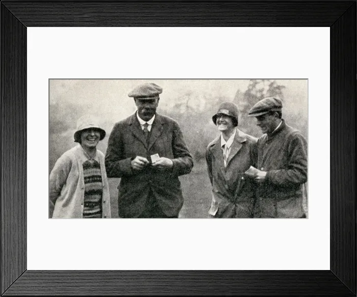 Framed Print : James Braid at the Bystander Trophy Framed Print : James Braid at the Bystander Trophy
