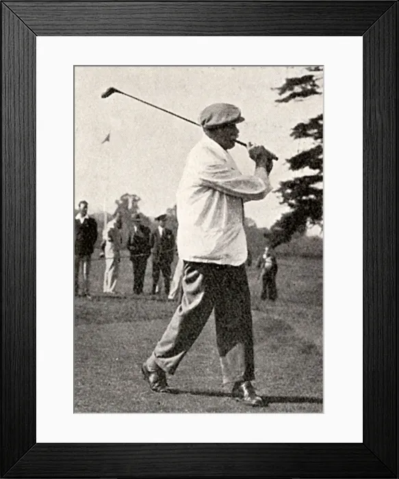 Framed Print : A Great Veteran: James Braid Framed Print : A Great Veteran: James Braid