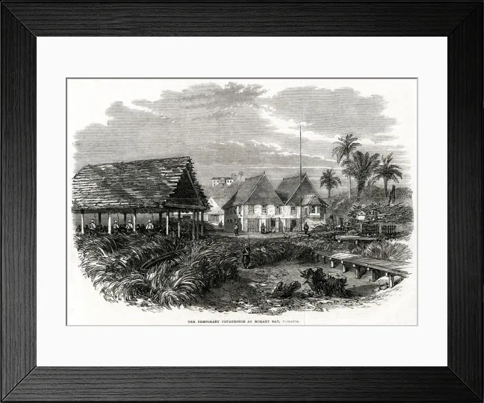 Framed Print : The Temporary Courthouse at Morant Bay Framed Print : The Temporary Courthouse at Morant Bay