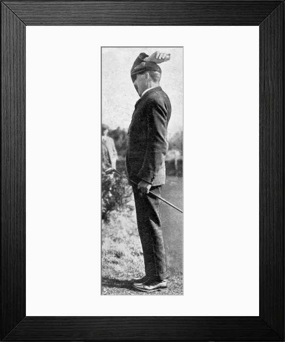 Framed Print : James Braid at the Brighton and Hove Golf Links Framed Print : James Braid at the Brighton and Hove Golf Links