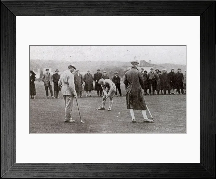 Framed Print : James Braid at Blackwell Heath 1922 Framed Print : James Braid at Blackwell Heath 1922