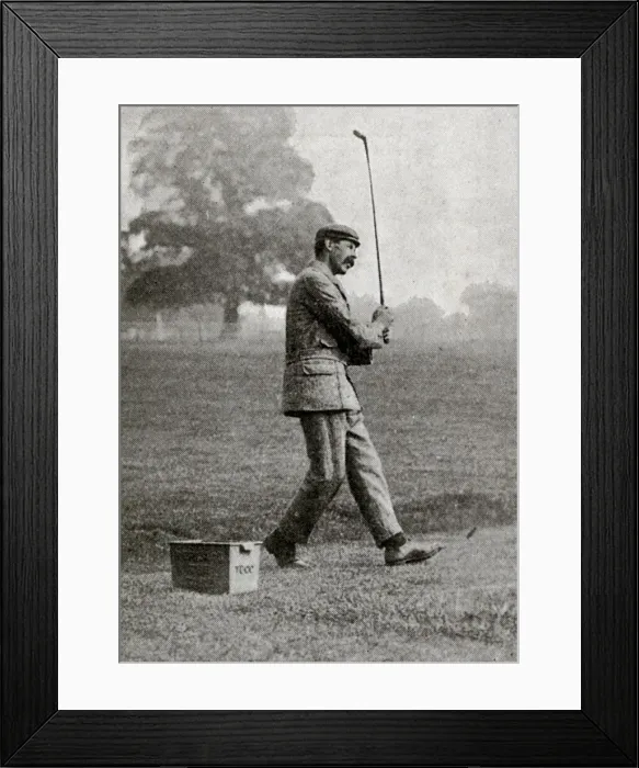 Framed Print : James Braid at the Tooting Tournament Framed Print : James Braid at the Tooting Tournament