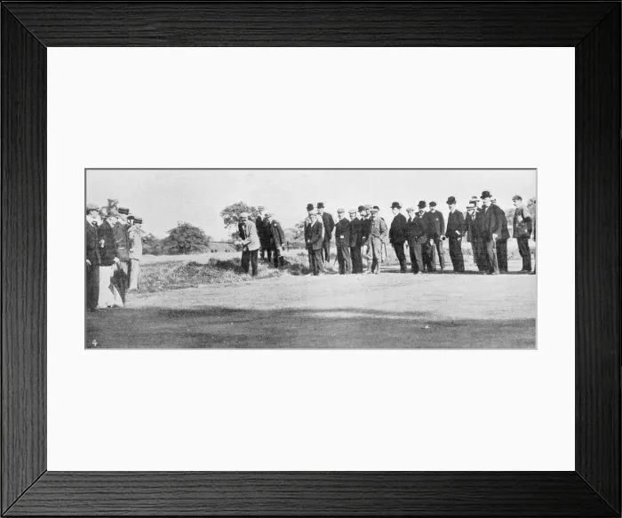 Framed Print : Golfer James Braid at the PGA on Romford Links Framed Print : Golfer James Braid at the PGA on Romford Links