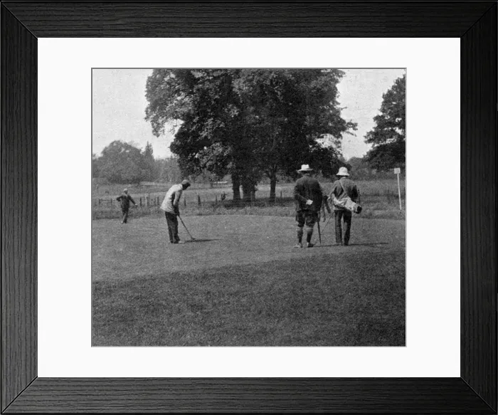 Framed Print : Golfer James Braid at Wimbledon Park Framed Print : Golfer James Braid at Wimbledon Park