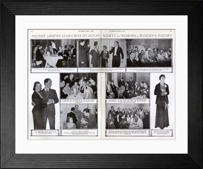 Framed Print : Poulsens river club at Datchet Framed Print : Poulsens river club at Datchet