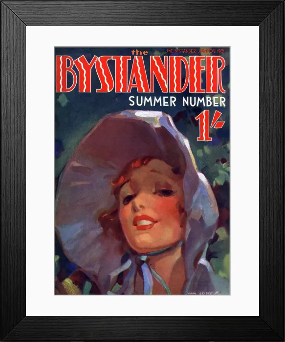 Framed Print : The Bystander Summer Number front cover 1931 Framed Print : The Bystander Summer Number front cover 1931