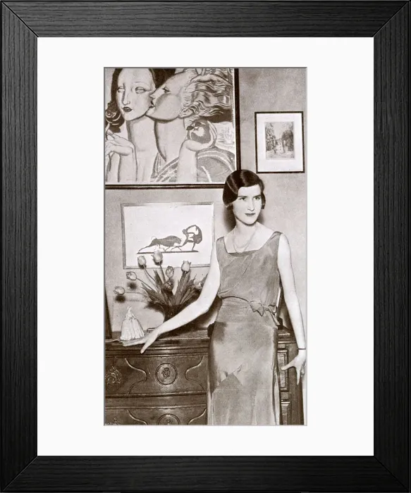 Framed Print : Ada Peacock, theatrical dress designer Framed Print : Ada Peacock, theatrical dress designer