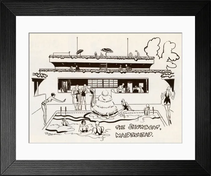 Framed Print : The Showboat, Maidenhead Framed Print : The Showboat, Maidenhead