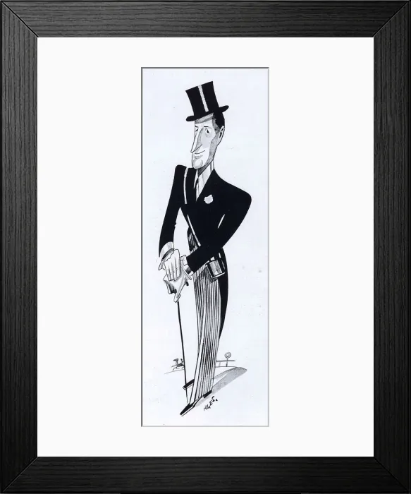 Framed Print : Major Fruity Metcalfe by Hynes Framed Print : Major Fruity Metcalfe by Hynes