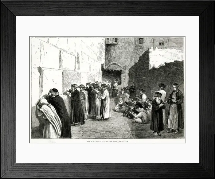 Framed Print : Wailing Wall, Jerusalem Framed Print : Wailing Wall, Jerusalem