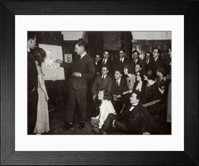 Framed Print : George Studdy as guest at Society of Jewish Artists