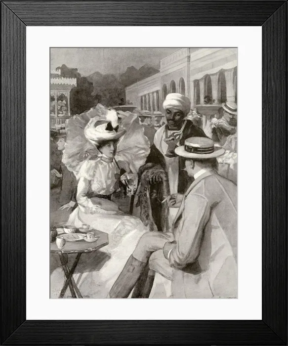 Framed Print : The Season in Cairo - at the Ghezereh Palace Framed Print : The Season in Cairo - at the Ghezereh Palace