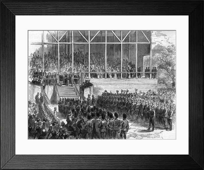 Framed Print : Prince Arthur at Leeds, declaring Roundhay Park open Framed Print : Prince Arthur at Leeds, declaring Roundhay Park open