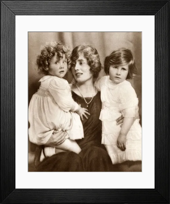 Framed Print : Lady Rose Leveson-Gower with her children Framed Print : Lady Rose Leveson-Gower with her children