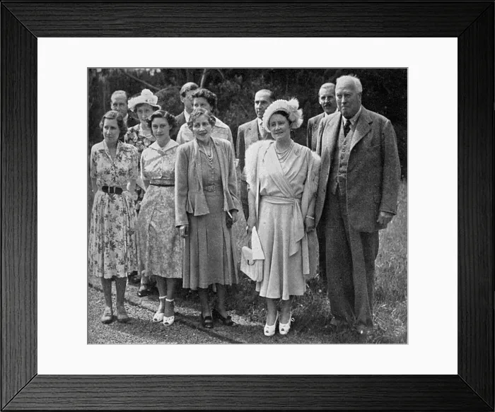Framed Print : A house party at Hillsborough, Northern Ireland