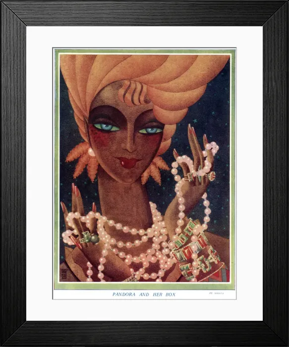 Framed Print : Pandora and her box by Sogata Framed Print : Pandora and her box by Sogata