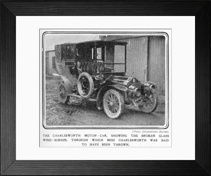 Framed Print : Violet Gordon Charlesworth: the motor car Framed Print : Violet Gordon Charlesworth: the motor car