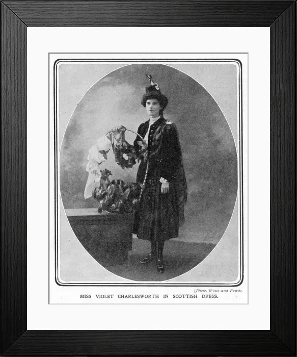 Framed Print : Violet Gordon Charlesworth Framed Print : Violet Gordon Charlesworth