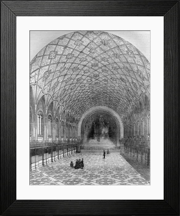 Framed Print : St. Jamess Hall, London 1856 Framed Print : St. Jamess Hall, London 1856
