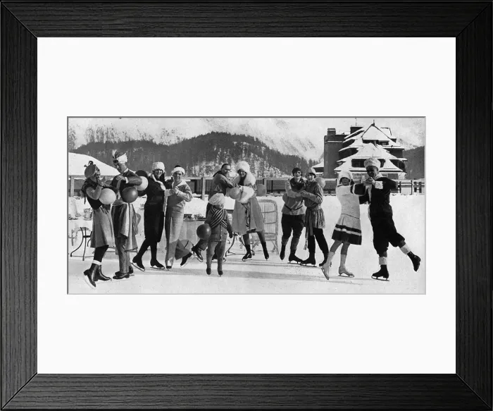 Framed Print : Ice carnival at St. Moritz