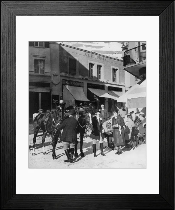 Framed Print : Riders in St. Mortiz Framed Print : Riders in St. Mortiz