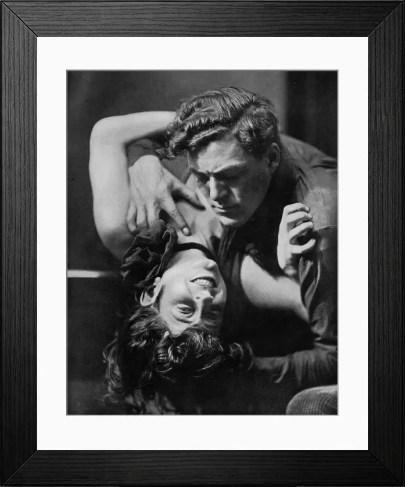 Framed Print : Carl and Tilly Brisson performing the Apache Dance Framed Print : Carl and Tilly Brisson performing the Apache Dance