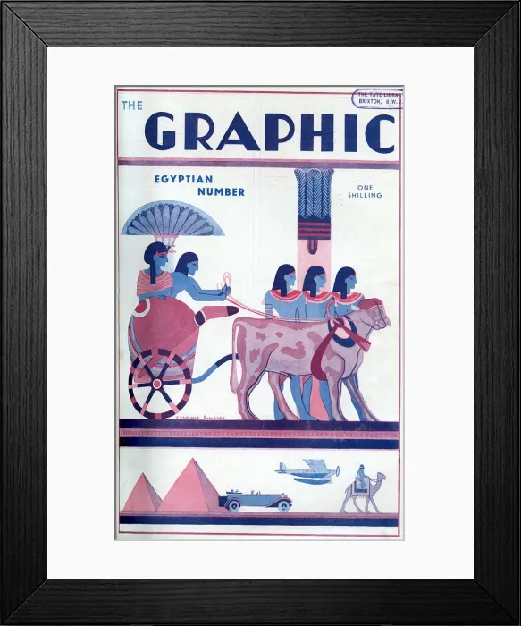 Framed Print : The Graphic, Egyptian Number 1930 Framed Print : The Graphic, Egyptian Number 1930