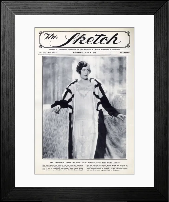 Framed Print : The Sketch cover - Mary Ashley Framed Print : The Sketch cover - Mary Ashley