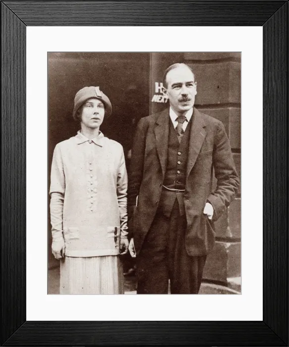 Framed Print : Marriage of Lydia Lopokova and John Maynard Keynes
