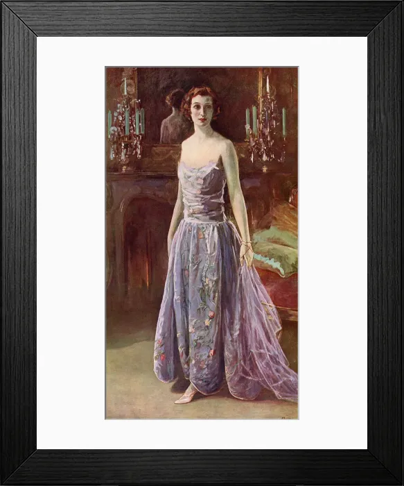 Framed Print : Lady Lavery by Sir John Lavery Framed Print : Lady Lavery by Sir John Lavery